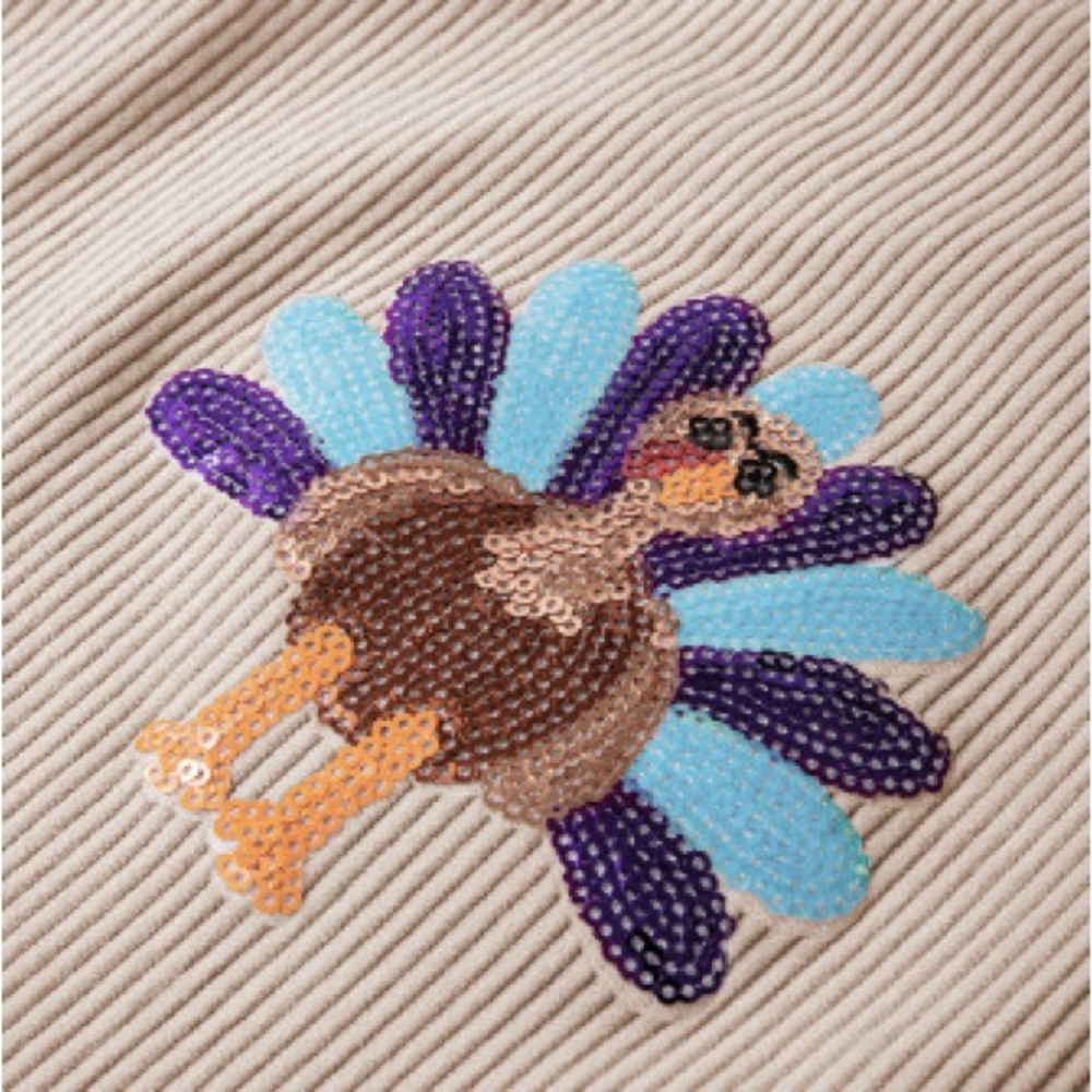 Colorful Turkey Patterned Sweater - Picture 5 of 6